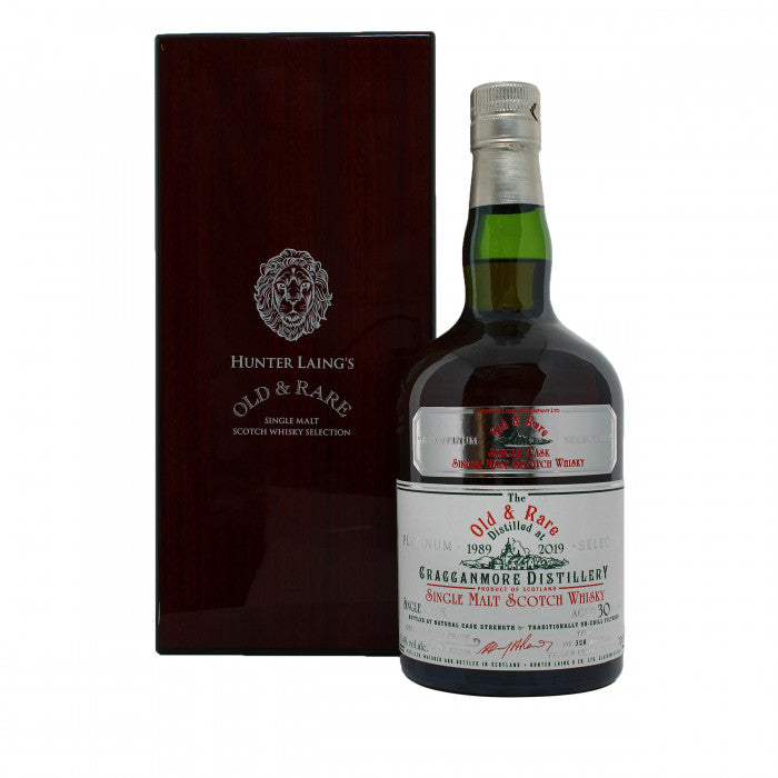 Cragganmore 1989 30 Year Old Platinum Old & Rare Single Malt Scotch Whisky  - CaskCartel.com