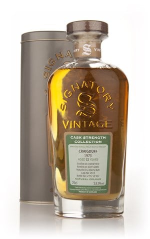 Craigduff 32 Year Old 1973 - Cask Strength Collection (Signatory) (53.9%) Scotch Whisky | 700ML at CaskCartel.com