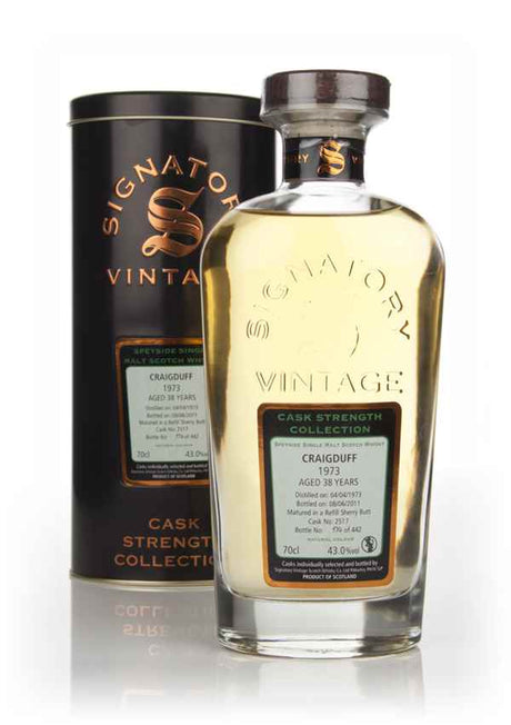 Craigduff 38 Year Old 1973 Cask 2517 - Cask Strength Collection (Signatory) Scotch Whisky | 700ML at CaskCartel.com