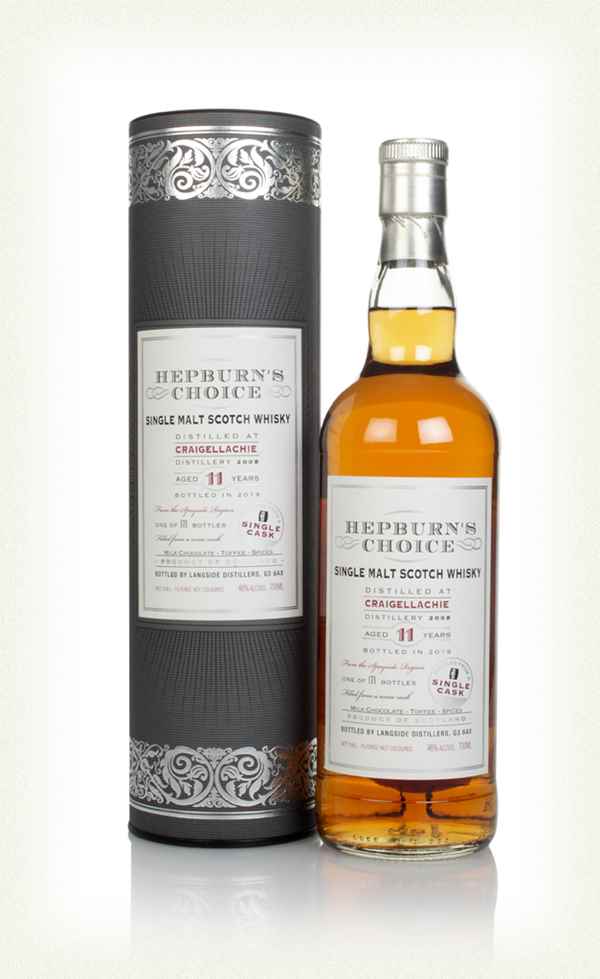Craigellachie 11 Year Old 2008 - Hepburn's Choice (Langside)  Scotch Whisky | 700ML