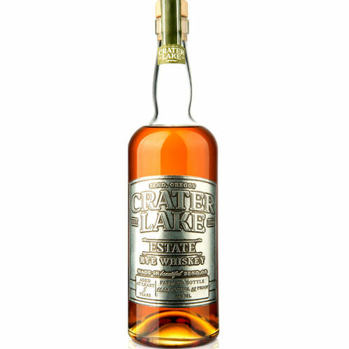 Crater Lake 93 Proof 5 Year Old Estate Rye Whiskey