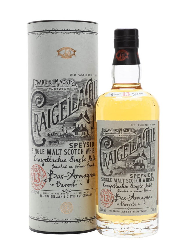 The Craigellanchie Distillery Speyside Bas Armagnac 13 Year Old Single Malt Scotch Whisky at CaskCartel.com