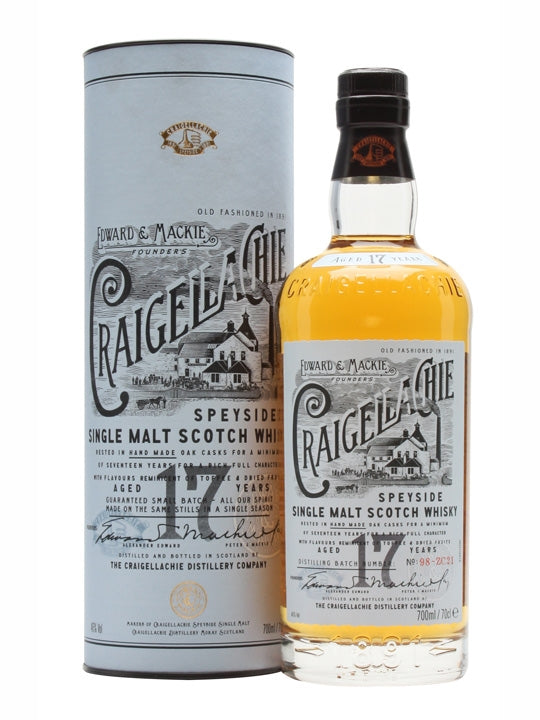 Craigellachie 17 Year Old Speyside Single Malt Scotch Whisky | 700ML
