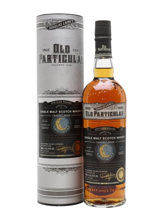 Craigellachie 15 Year Old (D.2006, B.2021) Douglas Laing’s Old Particular The Midnight Series Scotch Whisky | 700ML