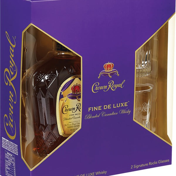Juego de whisky con sabor Crown Royal y vaso de chupito