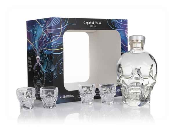 Crystal Head Gift Pack with 4x Glasses Vodka | 700ML