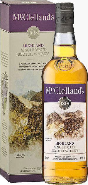 McClelland's Highland Single Malt Scotch Whisky - CaskCartel.com