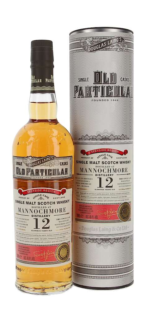 Mannochmore 12 Year Old (D.2008, B.2021) Douglas Laing’s Old Particular Scotch Whisky | 700ML