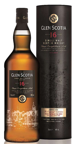 Glen Scotia 16 Year Old Classic Malt Scotch Whisky | 1L at CaskCartel.com