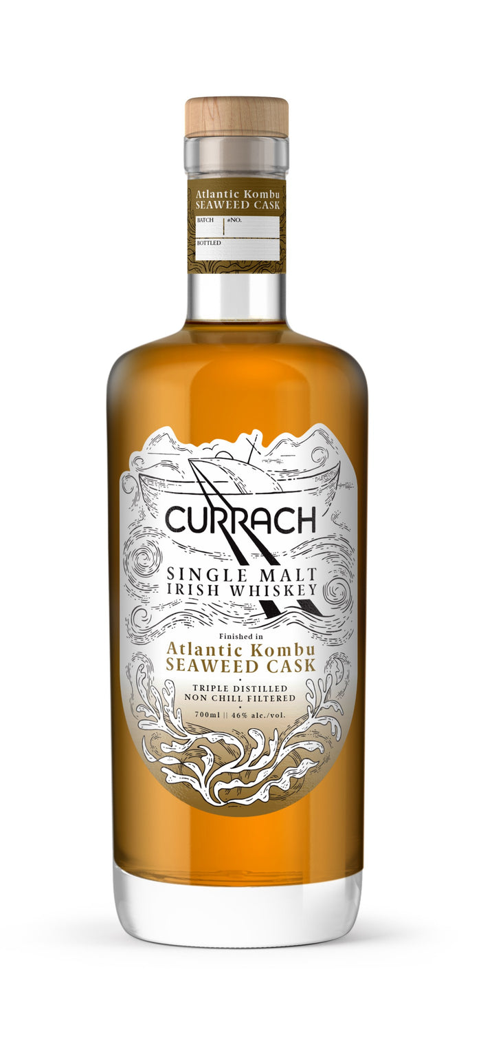 Currach Single Malt Atlantic Kombu Seaweed Cask Irish Whiskey