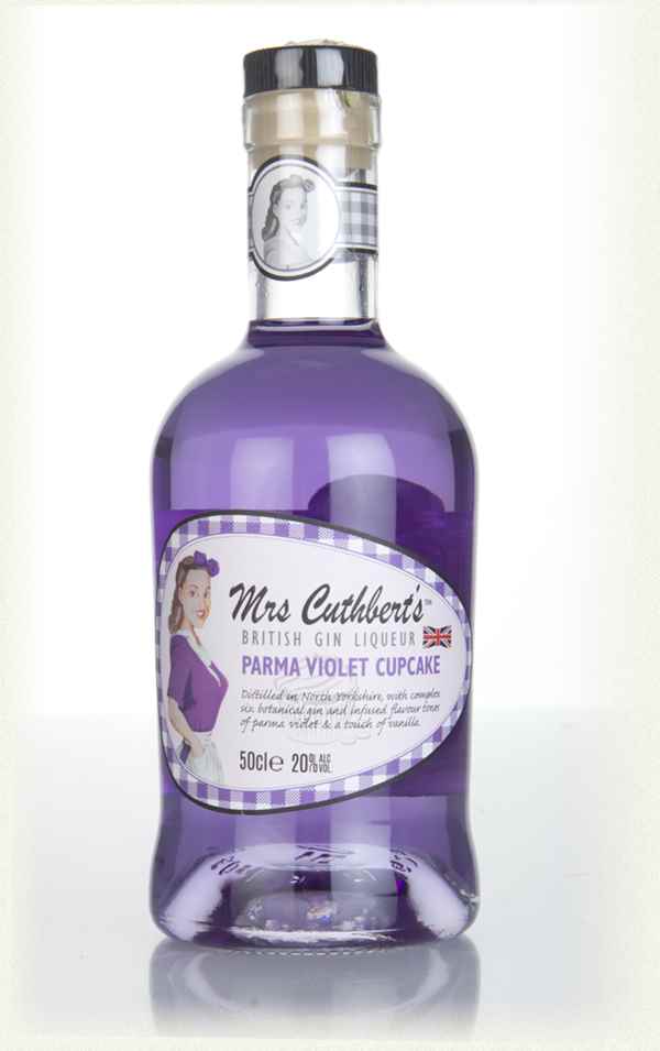 Mrs Cuthbert's Parma Violet Cupcake Gin Liqueur | 500ML