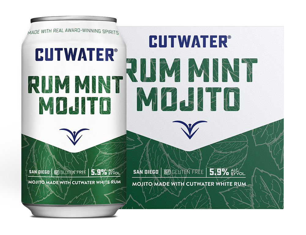 Cutwater Spirits Rum Mint Mojito Canned Cocktail at CaskCartel.com