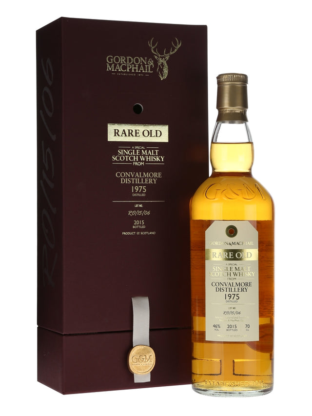 Convalmore 1975 39 Year Old Rare Old Gordon & MacPhail Speyside Single Malt Scotch Whisky | 700ML at CaskCartel.com