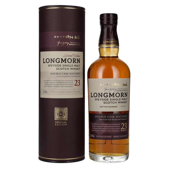 Longmorn 23 Year Old Double Cask Matured Scotch Whisky | 700ML at CaskCartel.com