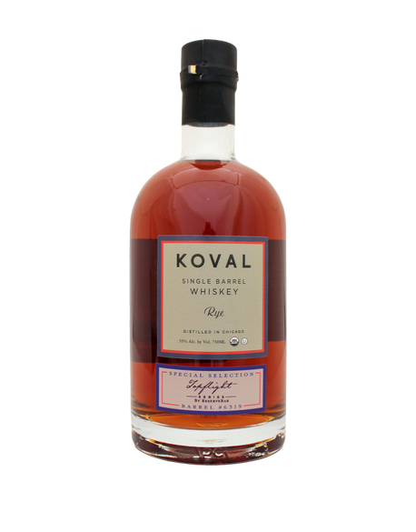 KOVAL Cask Strength Rye S1B36 Single Barrel Whiskey