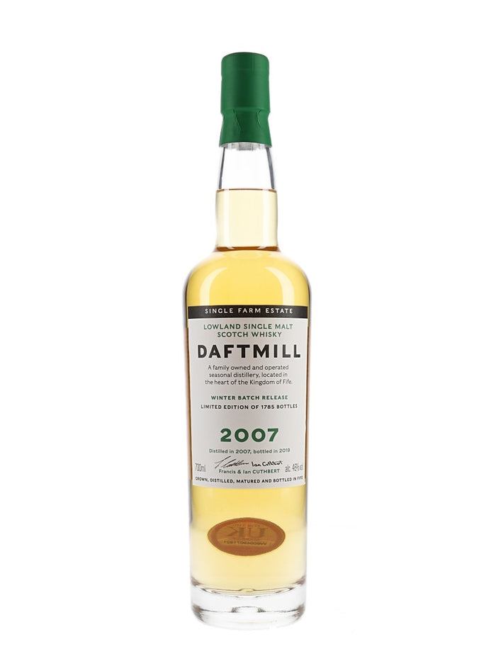 Daftmill 2007 Winter Batch Lowland Single Malt Scotch Whisky