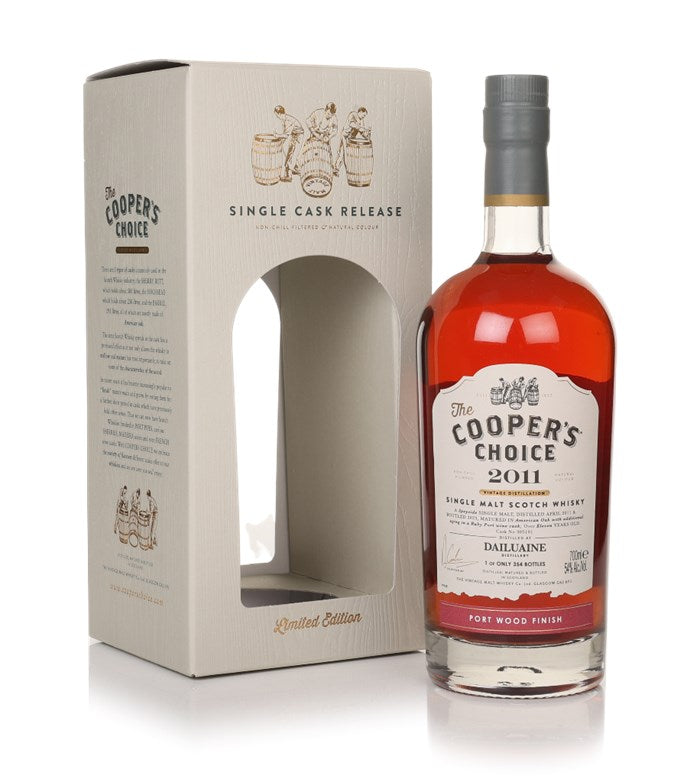 Dailuaine Cooper's Choice Port Wood Finish 2011 11 Year Old Whisky | 700ML