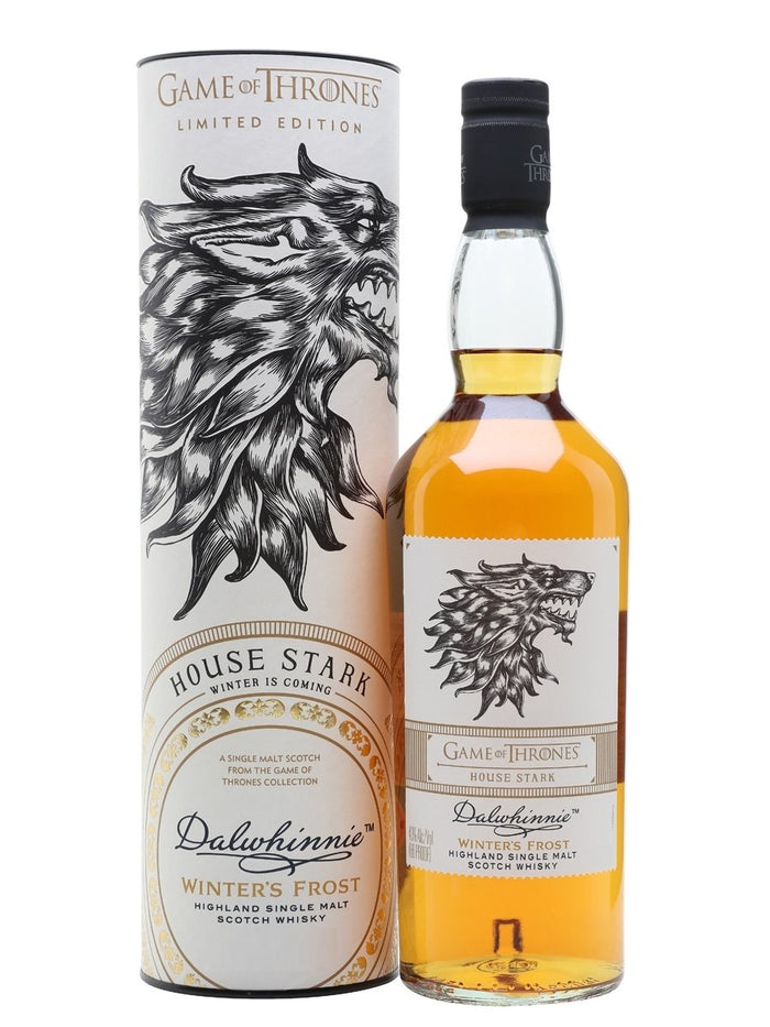 Dalwhinnie Winter's Frost Game of Thrones House Stark Speyside Single Malt Scotch Whisky | 700ML