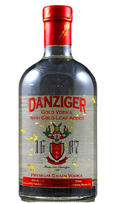 Danziger Gold W/ Gold Leaf Added Vodka