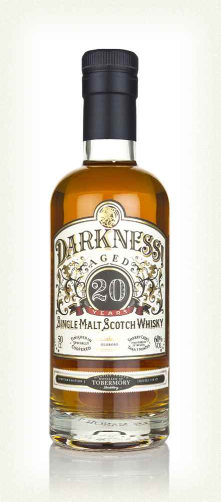 Darkness! Tobermory Heavily Peated 20 Year Old Oloroso Cask Finish  Scotch Whisky | 500ML