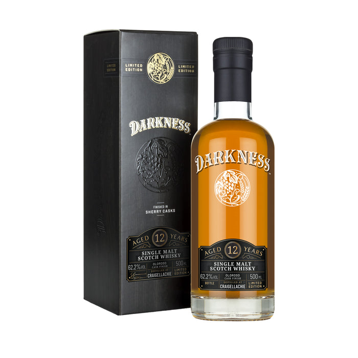 Darkness Craigellachie 12 Year Old Oloroso Cask Finish Scotch Whisky | 500ML