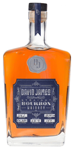 David James Platinum Straight Bourbon Whiskey at CaskCartel.com