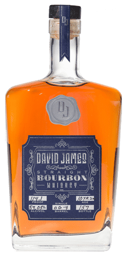 David James Platinum Straight Bourbon Whiskey