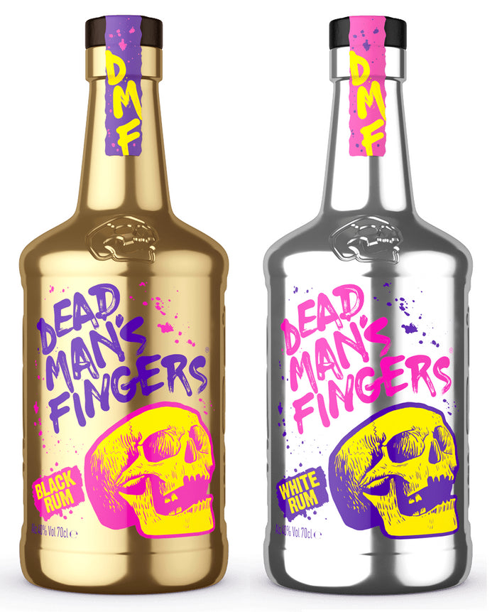 Dead Man's Fingers Limited Edition Black & White Bundle Rum | 2*700ML