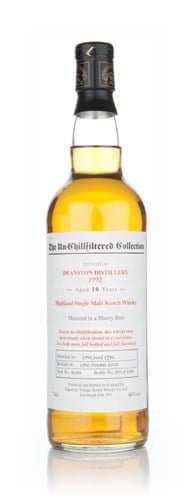 Deanston 10 Year Old 1992 - Un-Chillfiltered (Signatory) Scotch Whisky | 700ML at CaskCartel.com