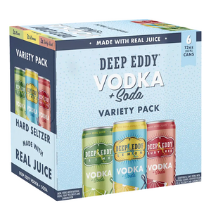 Deep Eddy Vodka and Soda Variety Cocktail | 6x355ML at CaskCartel.com