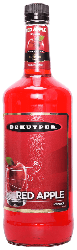 DeKuyper Red Apple Schnapps Liqueur 1L - CaskCartel.com