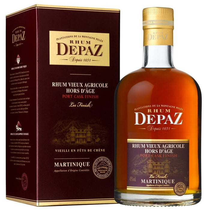Depaz Rhum Vieux Agricole Hors D'Agne Port Cask Finish Rum | 700ML