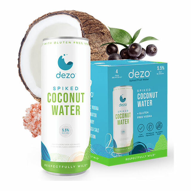 Dezo Spiked Coconut Water Cocktail | 4*355ML at CaskCartel.com