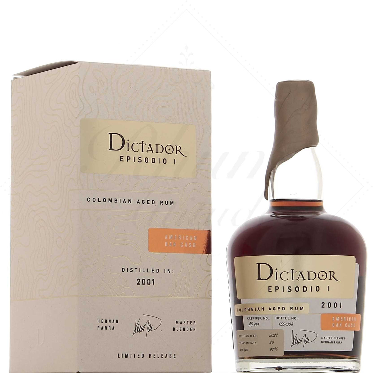 Dictador Episodio I 20 Year Old American Oak Cask 2001 Rum | 700ML at CaskCartel.com