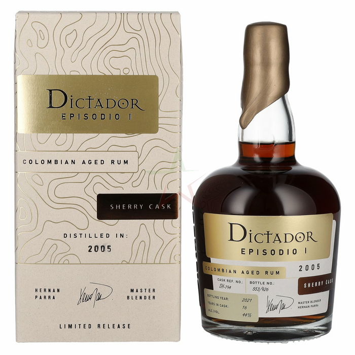 Dictador Episodio I 16 Year Old Sherry Cask 2005 Rum | 700ML