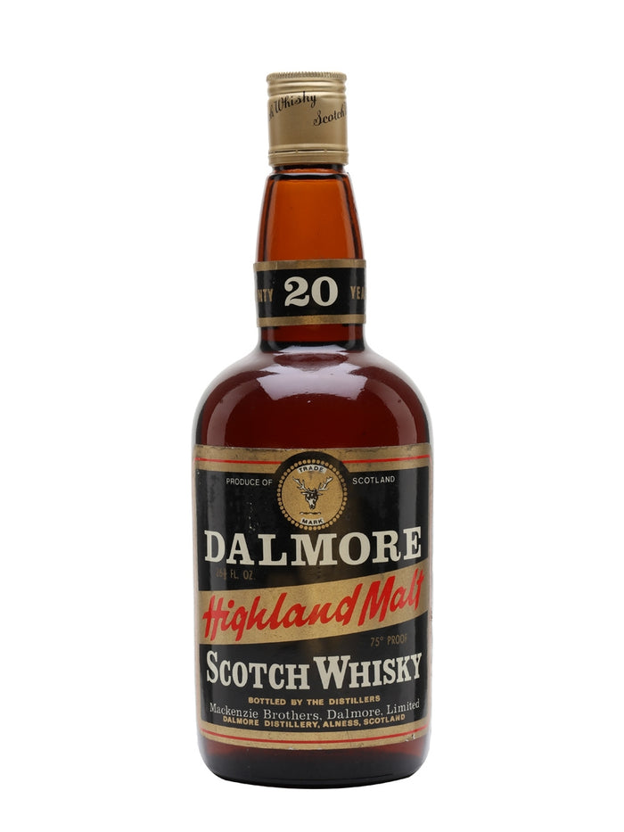 Dalmore 20 Year Old Bot.1970s Highland Single Malt Scotch Whisky