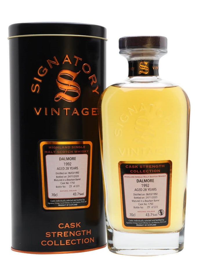 Dalmore 28 Year Old (D.1992 B.2020) Signatory Vintage Scotch Whisky | 700ML