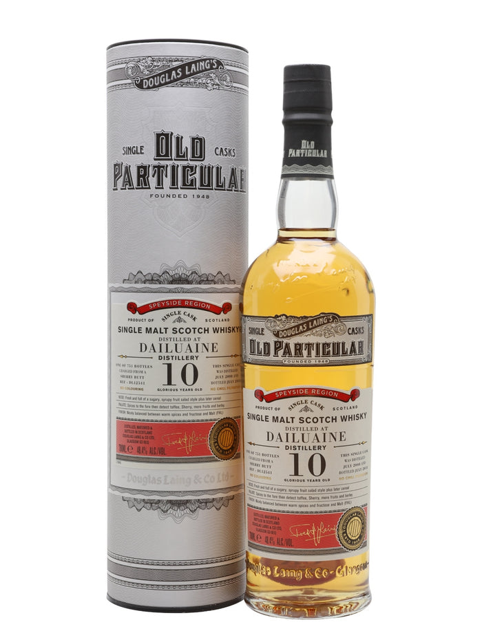 Dailuaine 2008 10 Year Old Old Particular Speyside Single Malt Scotch Whisky | 700ML