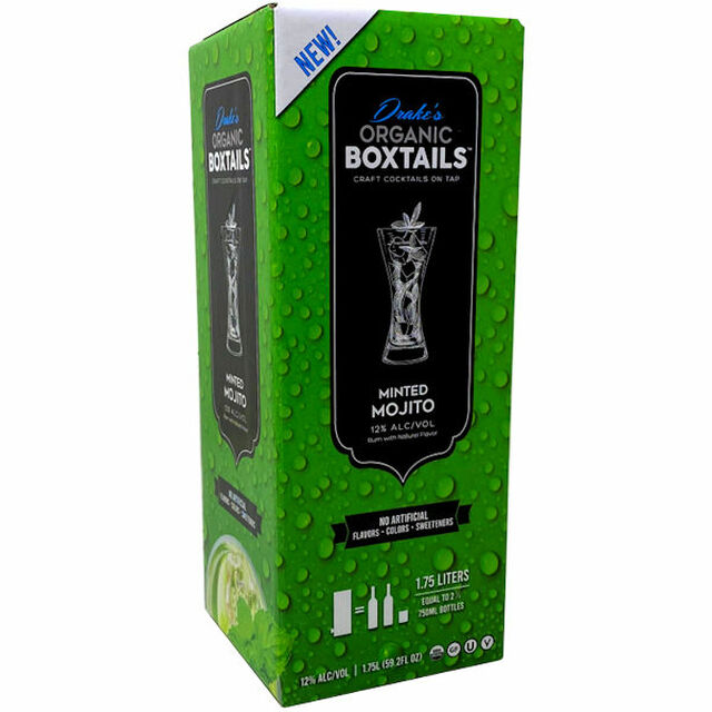 Drake's Organic Boxtails Mint Mojito Pre-Mixed Cocktail | 1.75L at CaskCartel.com