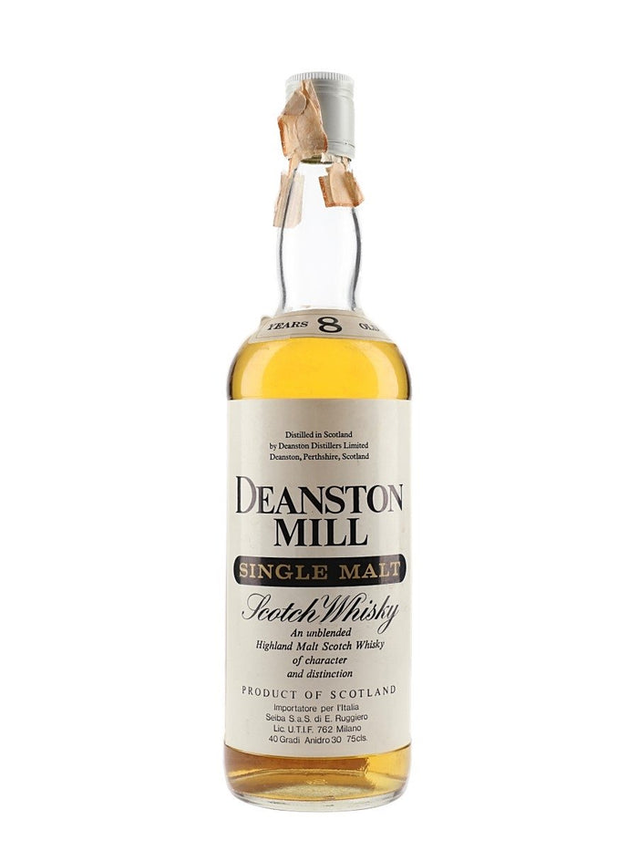 Deanston Mill 8 Year Old Bot.1980 Highland Single Malt Scotch Whisky