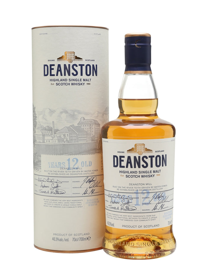 Deanston 12 Year Highland Single Malt Scotch Whisky