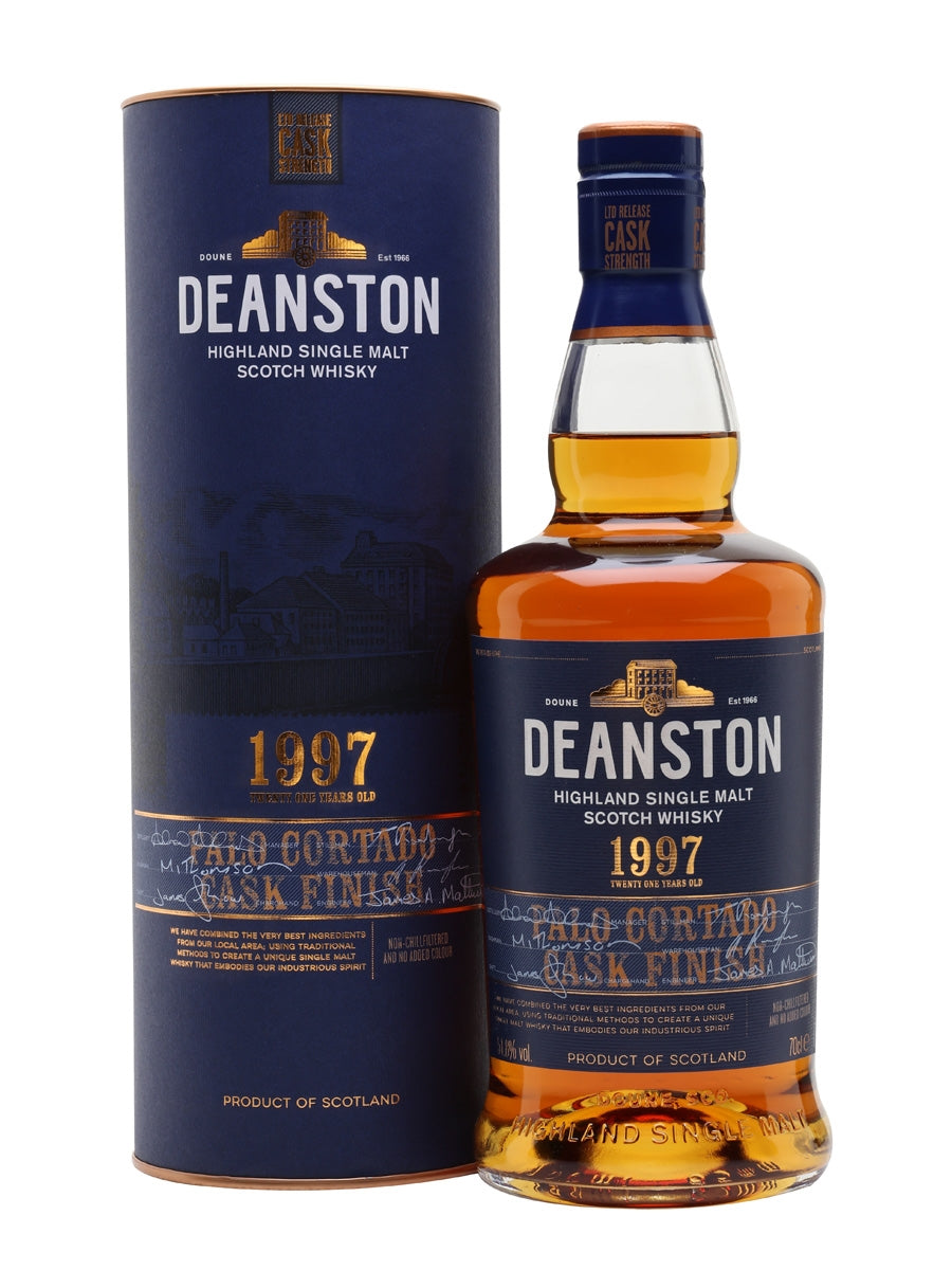 Deanston 1997 21 Year Old Palo Cortado Cask Finish Single Malt Scotch Whisky - CaskCartel.com
