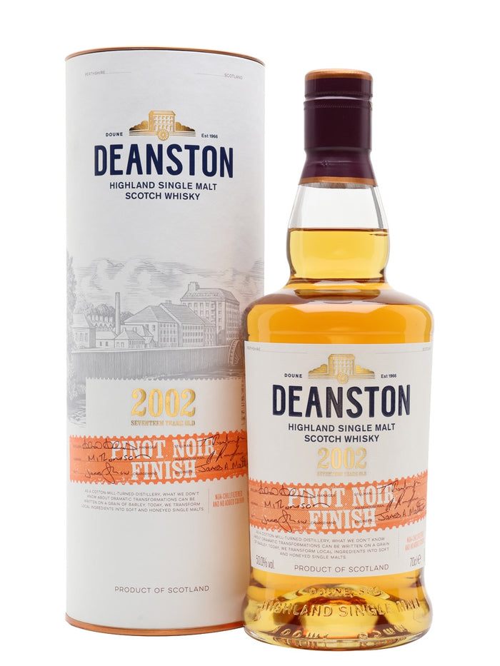 Deanston 2002 17 Year Old Pinot Noir Finish Highland Single Malt Scotch Whisky | 700ML