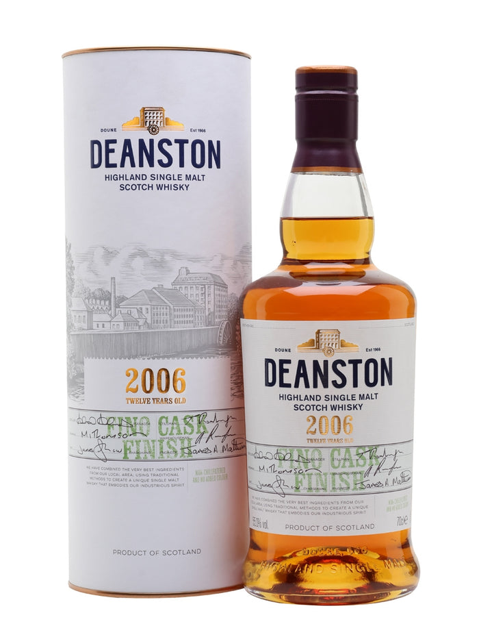 Deanston 2006 12 Year Old Fino Finish Single Malt Scotch Whisky