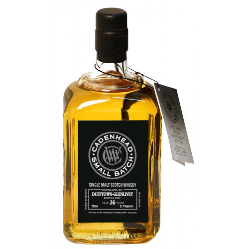 Cadenhead Dufftown-Glenlivet 26 Year Old Single Malt Scotch Whisky at CaskCartel.com