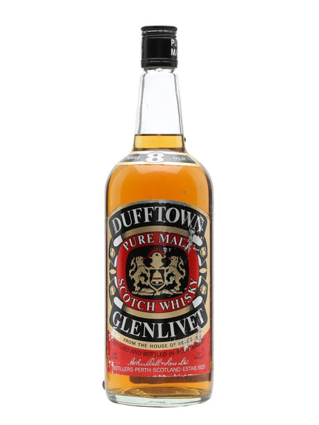 Dufftown-Glenlivet 8 Year Old Bot.1980s Speyside Single Malt Scotch Whisky | 1L at CaskCartel.com