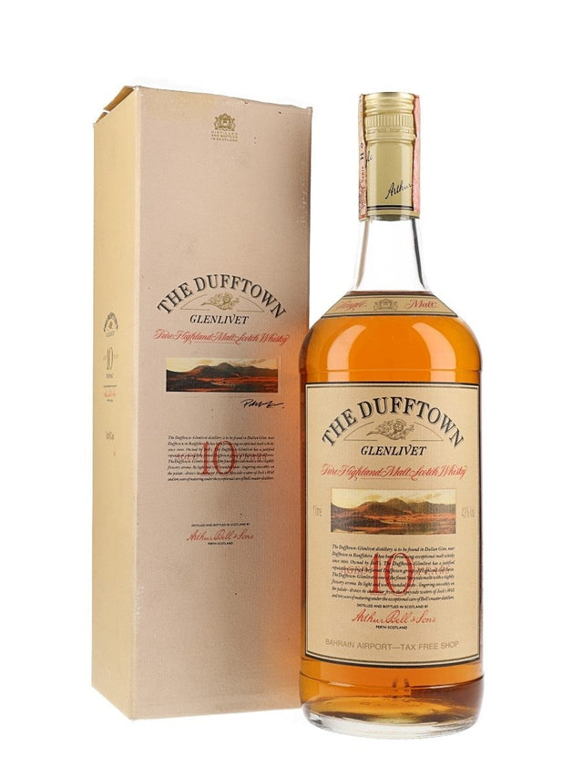 Dufftown-Glenlivet 10 Year Old Bot.1990s Speyside Single Malt Scotch Whisky | 1L at CaskCartel.com