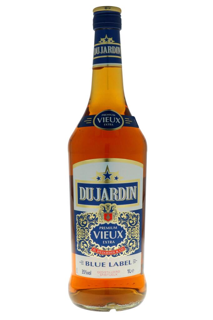BUY] Dujardin Vieux Extra Blue Label Brandy | 1L at CaskCartel.com