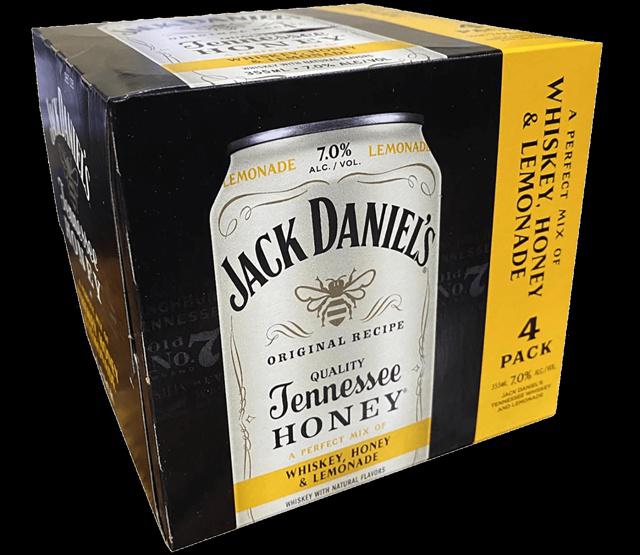 Jack Daniel's "Whiskey, Honey & Lemonade" (4) Pack Cans