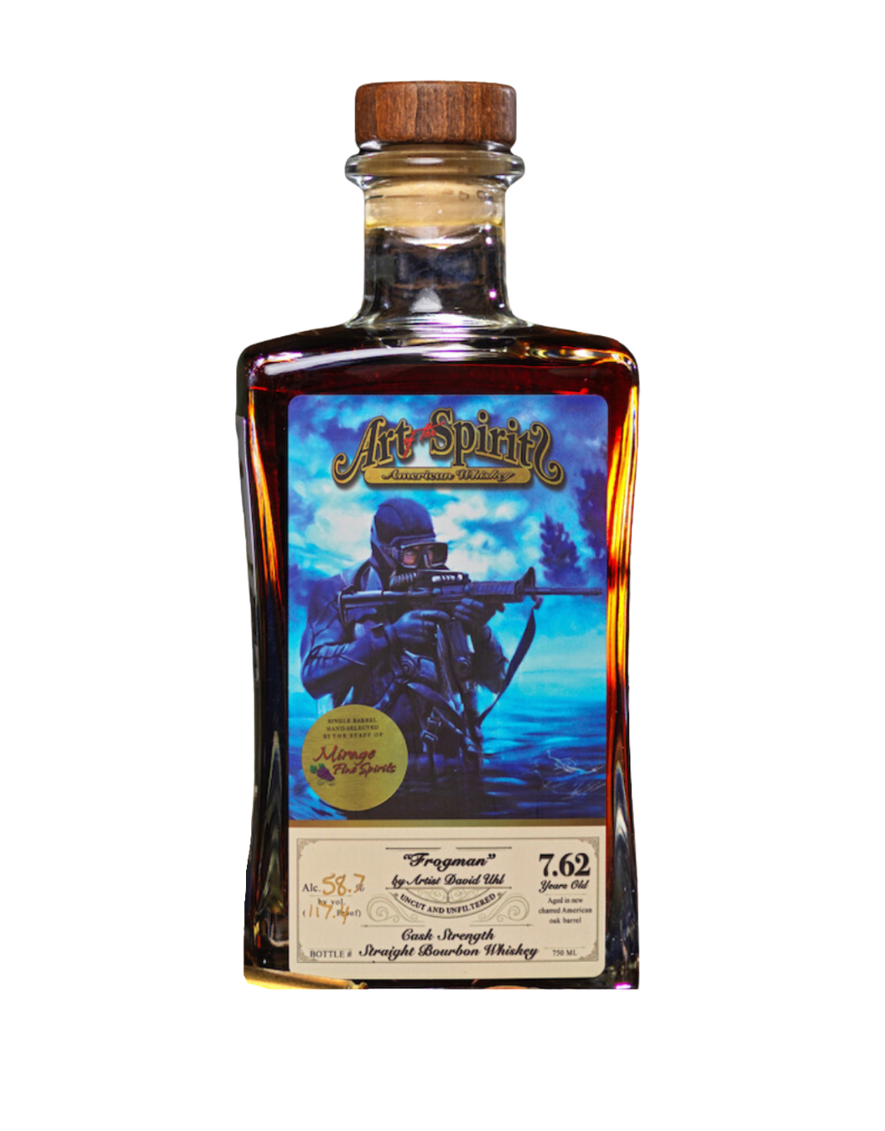 Art of the Spirits Cask Strength "Frogman" Straight Bourbon Whiskey at CaskCartel.com